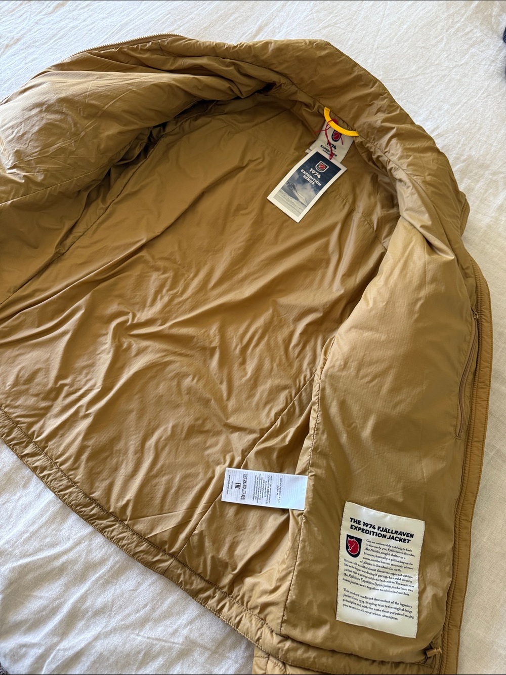 Fjallraven Expedition X-LÄTT Lightweight Jacket Women’s Small Buckwheat Brown - Picture 4 of 9
